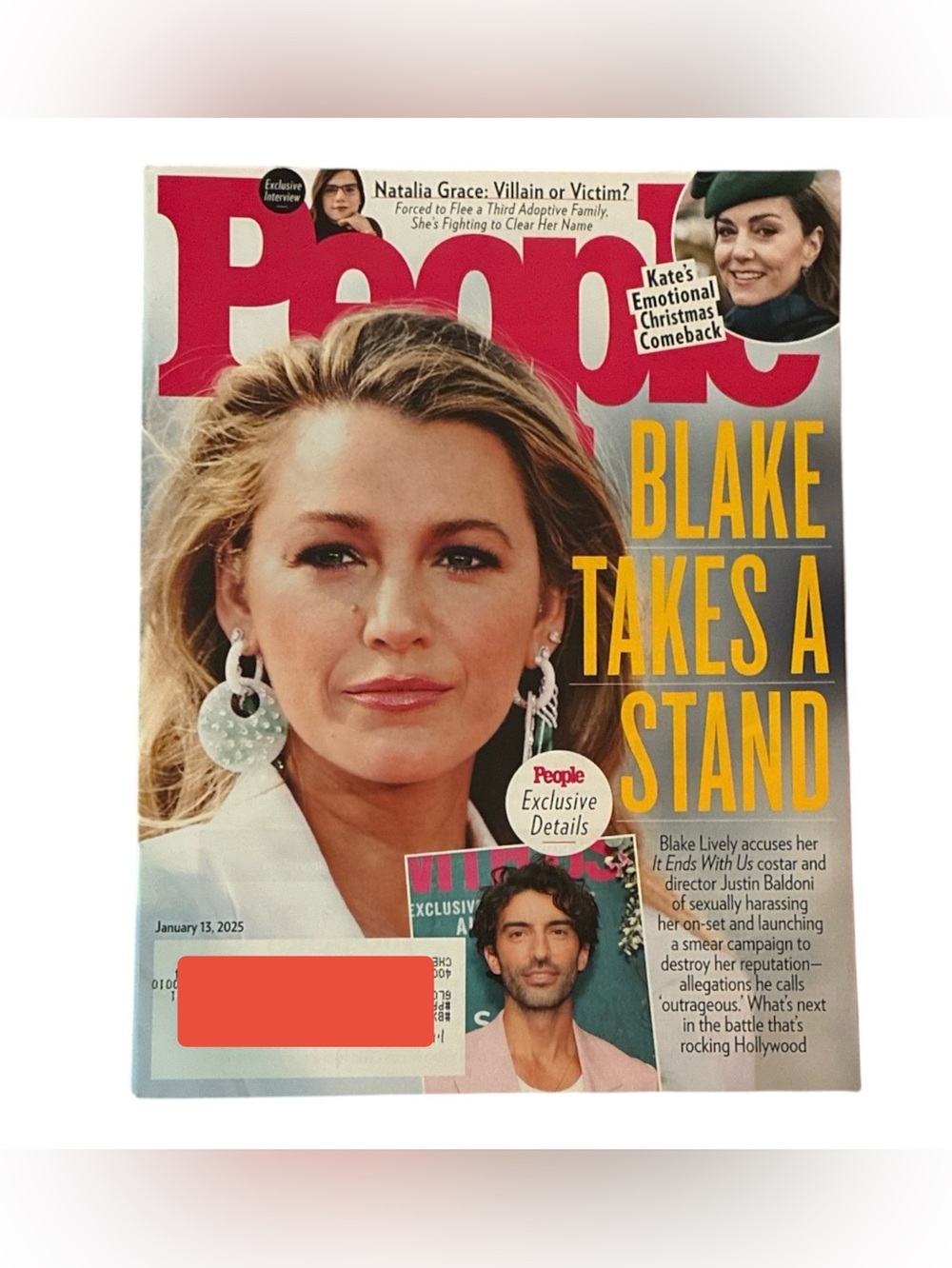 People Magazine January 13 2025 Blake Lively Natalia Grace Kate Comeback